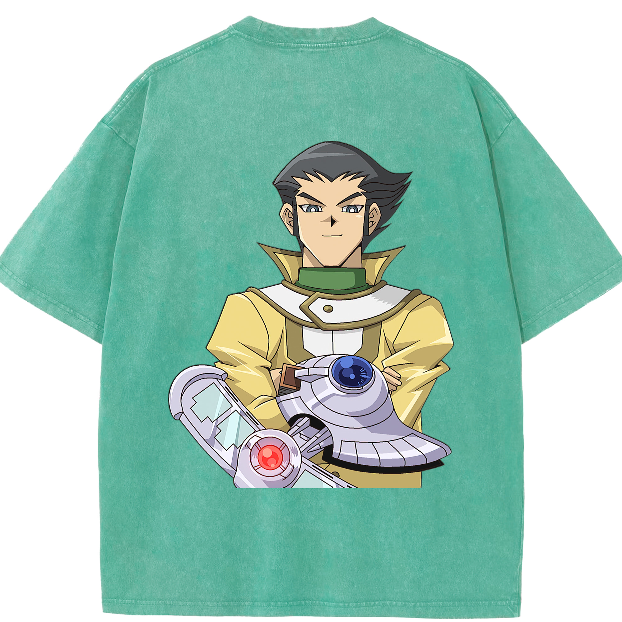 （画像用） 遊☆戯☆王 Yu-Gi-Oh! 綿100% ヴィンテージ風 半袖Tシャツ（背面プリント）